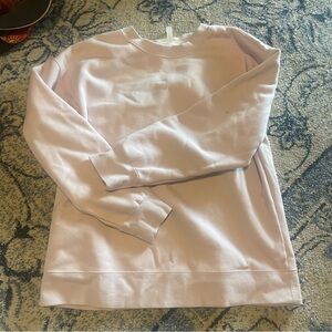 Fabletics eco-go to crewneck icy lavender